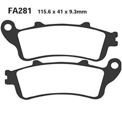 Τακακια FA281  ADIGE P194 ACX SINTERED χρυσα (VARADERO 1000,PANTHEON 125/150,FORESIGHT 250) - (10190-719)