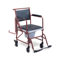 Αναπηρικό Αμαξίδιο Τουαλέτας-Μπάνιου AC 32 Κόκκινο AlfaCare