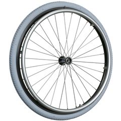 Οπίσθιος τροχός αμαξιδίου με ακτίνες συμπαγής