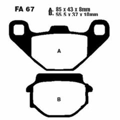 Τακακια FA67 ADIGE P75 ASX ORGANIC (VisaR 110/GN125 94-0/KX125 83-85/KLR 250 84-05/KLX 250) - (10190-777)