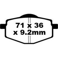 Τακακια FA101 ADIGE P79 ASX ORGANIC (XT 600 E 92-03 πισω/XT 225 97-06/XT 600Z 88-90/DT125) - (10190-781)