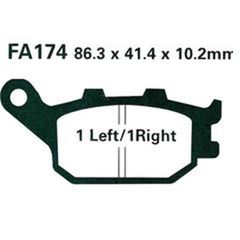 Τακακια FA174 ADIGE P134 ASX ORGANIC (VSTROM 650/1000,BANDIT 650/1200/1250,FZ6 FAZER,YZF-R1 πισω) - (10190-803)