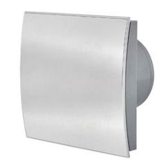 Εξαεριστήρας μπάνιου με καμπύλη Φ100mm 18W 169m³/h square με μεταλλική πρόσοψη 230V 50Hz 32dB MM-P