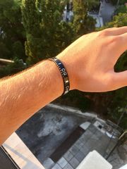 Βραχιόλι OYSTER χρώμα μαύρο unisex ΜΕ ΔΩΡΕΑΝ ΜΕΤΑΦΟΡΙΚΑ-thumb-1
