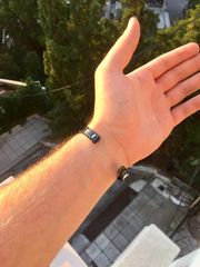 Βραχιόλι OYSTER χρώμα μαύρο unisex ΜΕ ΔΩΡΕΑΝ ΜΕΤΑΦΟΡΙΚΑ-thumb-5
