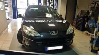 LM DIGITAL J407 GPS PEUGEOT 407 2004>2011 ANDROID 8/4GB RAM/8core www.sound-evolution.gr