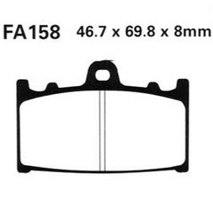 Τακακια FA158 ADIGE P107 ASX ORGANIC (GSR 600,BANDIT 1200/1250,TL1000 εμπρος) - (10190-824)