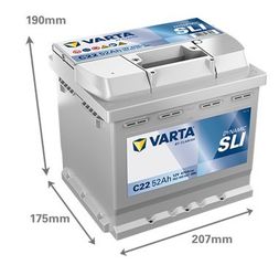 Μπαταρία VARTA C22 DYNAMIC SLI 52AH 552400047....SoundStreet....