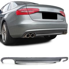 Diffuser Πίσω ΑUDI A4 B8 (08-12) S-Line Look  