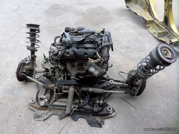 Peugeot 406 (2001-2004) κινητήρας-σασμάν-μηχανικά μέρη-άκρα-κρεμαριέρα