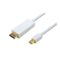 Καλώδιο POWERTECH Mini DisplayPort σε HDMI CAB-DP011, 2m, λευκό
