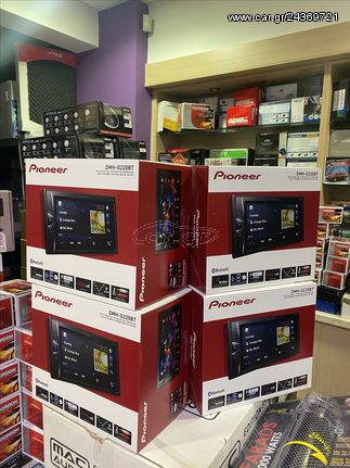 Pioneer2 DIN DMH-G220BT radio - usb -aux - Bluetooth WWw EAUTOSHOPGR ΤΟΠΟΘΕΤΗΣΗ 15Ε