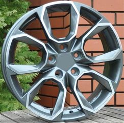 iELASTIKA ΖΑΝΤΕΣ SKODA STYLE (791) 6.5X16 5X112 ET40 GUN METAL FACE MACHINED 