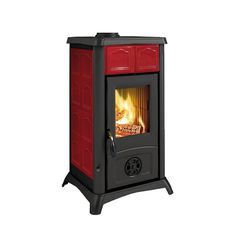 Σόμπα Ξύλου La Nordica Gemma 6kW Μπορντό - Μπορντό