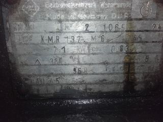 Μοτερ 7,1 kw  10 ιππων 950 στροφές -thumb-3