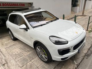 Porsche Cayenne 2015 Plug in Μπεζ Δερμα Panorama Full Service History bosganas