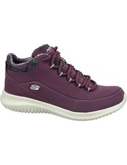 Skechers Just Chill Γυναικεία Μποτάκια Μωβ 12918-BURG