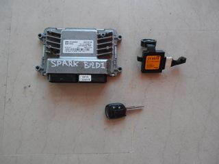 Σετ εγκέφαλος με κλειδιά από κινητήρα B12D1 Chevrolet Spark 2010-2013