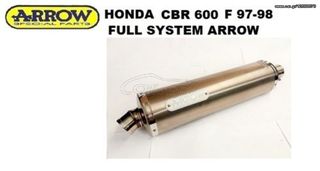 HONDA CBR 600 F3 97 98 FULL SYSTEM ARROW TITAN TRIOVAL EEC από 1052 € ΠΡΟΣΦΟΡΑ 619€