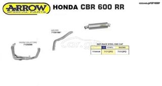 HONDA CBR 600 RR 09 10 11 12 FULL SYSTEM ARROW TITAN από 1550€ ΠΡΟΣΦΟΡΑ 912€
