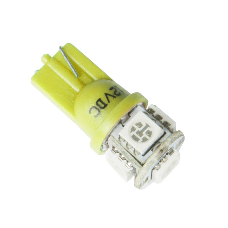 Autometer Led Bulb, Replacement, T3 Wedge, Amber