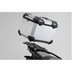 Σετ βάσης και βαλίτσας topcase SW-Motech TRAX ADV Yamaha MT-09 Tracer/GT 18- ασημί