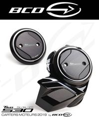 ΚΑΠΑΚΙΑ ΚΙΝΗΤΗΡΑ BCD DESIGN BLACK GLOSS YAMAHA T-MAX 530 STD/SX/DX 2017-2019