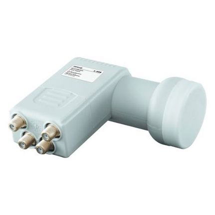 LNB τετραπλό Amiko QUAD ECO L-408 χαμηλού θορύβου 0,1db εύρος 11,7GHz - 12,75GHz