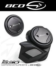 ΚΑΠΑΚΙΑ ΚΙΝΗΤΗΡΑ BCD DESIGN BLACK MATT YAMAHA T-MAX 530 STD/SX/DX 2017-2019