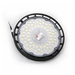 Φωτιστικό Led καμπάνα μαύρη UFO 200W 230V με ψυχρό φως 6200k και δέσμη 90° 20000lm IP65