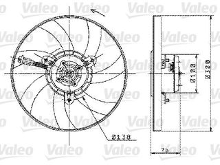 ΒΕΝΤΙΛΑΤΕΡ A/C ΔΕΞΙΟ (30cm)ΒΕΝΖ-ΠΕΤΡ  για SEAT CORDOBA 97-98