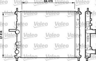 ΨΥΓΕΙΟ 1,4-2,0 +A/C (37 5x56,3)(Μ/ΒΑΛΒ)  για FIAT BRAVO 95-02