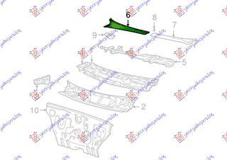 ΤΡΟΠΕΤΟ ΥΑΛΟΚΑΘΑΡΙΣΤΗΡΩΝ ΑΚΡΑΙΟ ΔΕ για HYUNDAI ACCENT SDN 99-02