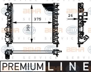 ΨΥΓΕΙΟ ΒΕΝΖ-AC(35x37)Μ/ΒΒ (ΒΙΔ ΒΕΝ ) (VALEO CLASSIC)  για RENAULT CLIO 98-01