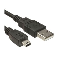 POWERTECH Καλώδιο USB 2.0 σε USB Mini CAB-U025, copper, 1.5m, μαύρο