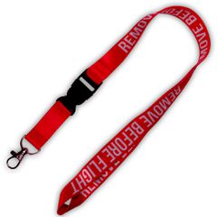 Lanyard Κρεμαστό Λαιμού Remove Before Flight Redlan-010
