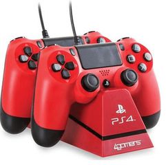 ΒΑΣΗ ΦΟΡΤΙΣΗΣ 4Gamers Dual Charge 'N' Stand Red PS4