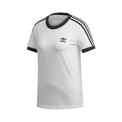 Adidas 3 Stripes Γυναικείο Αθλητικό T-shirt Λευκό ED7483