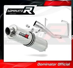 Dominator Ολόσωμη Εξάτμιση Round S.Steel Yamaha YBR 125 2000 - 2008 