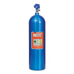 NOS 15 lb Electric Blue Nitrous Bottle