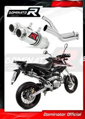 Dominator Εξατμίσεις Διπλά Τελικά GP1 S.Steel Honda FMX 650 2005 - 2010