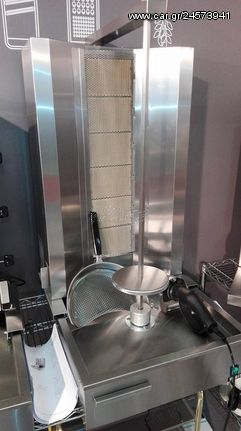 Γύρος Αερίου Με 6 Καυστήρες Το Μοτέρ Κάτω Για 80Kg Γύρο VIMITEX - Καινούργιος.