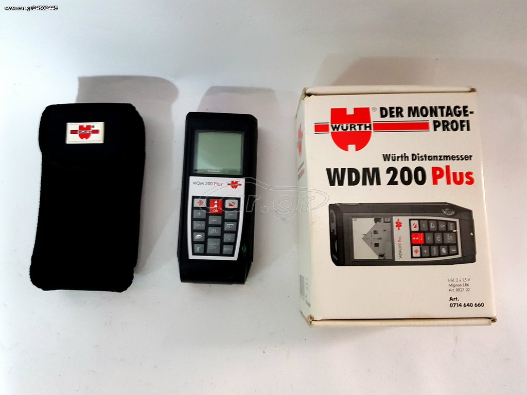 WURTH WDM 200 PLUS - ΜΕΤΡΗΤΗΣ ΑΠΟΣΤΑΣΗΣ LASER