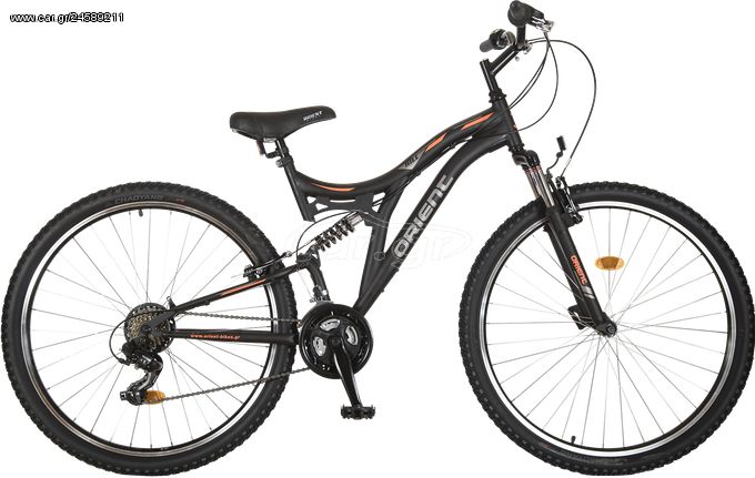Orient '24 Ποδήλατο βουνού  HILL 29″ 2021.- μαυρο-πορτοκαλι