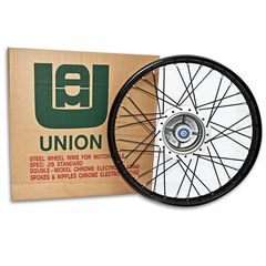 Ζάντα εμπρός Honda C50C 12V / GLX 50-90 μαύρη Union