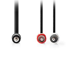 Καλώδιο ήχου NEDIS 3.5mm stereo αρσενικό - 2x RCA αρσενικό μήκους 5m