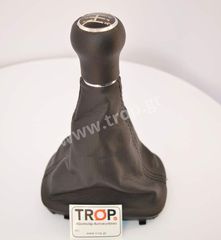 Πόμολο Λεβιέ Ταχυτήτων με Δέρμα για Audi A6 C5 (1997-2004)-thumb-2