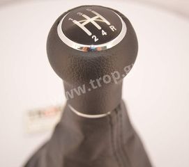 Πόμολο Λεβιέ Ταχυτήτων με Δέρμα για Audi A6 C5 (1997-2004)-thumb-1