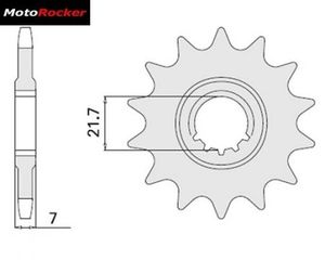 Γρανάζι κίνησης Yamaha XTZ-750 Super-Tenere Κ 16Δ