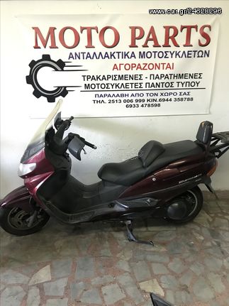 SUZUKI BURGMAN ΑΝ 400 ΓΙΑ ΑΝΤΑΛΑΚΤΙΚΑ ΚΟΜΜΑΤΙ ΚΟΜΜΑΤΙ - MOTO PARTS